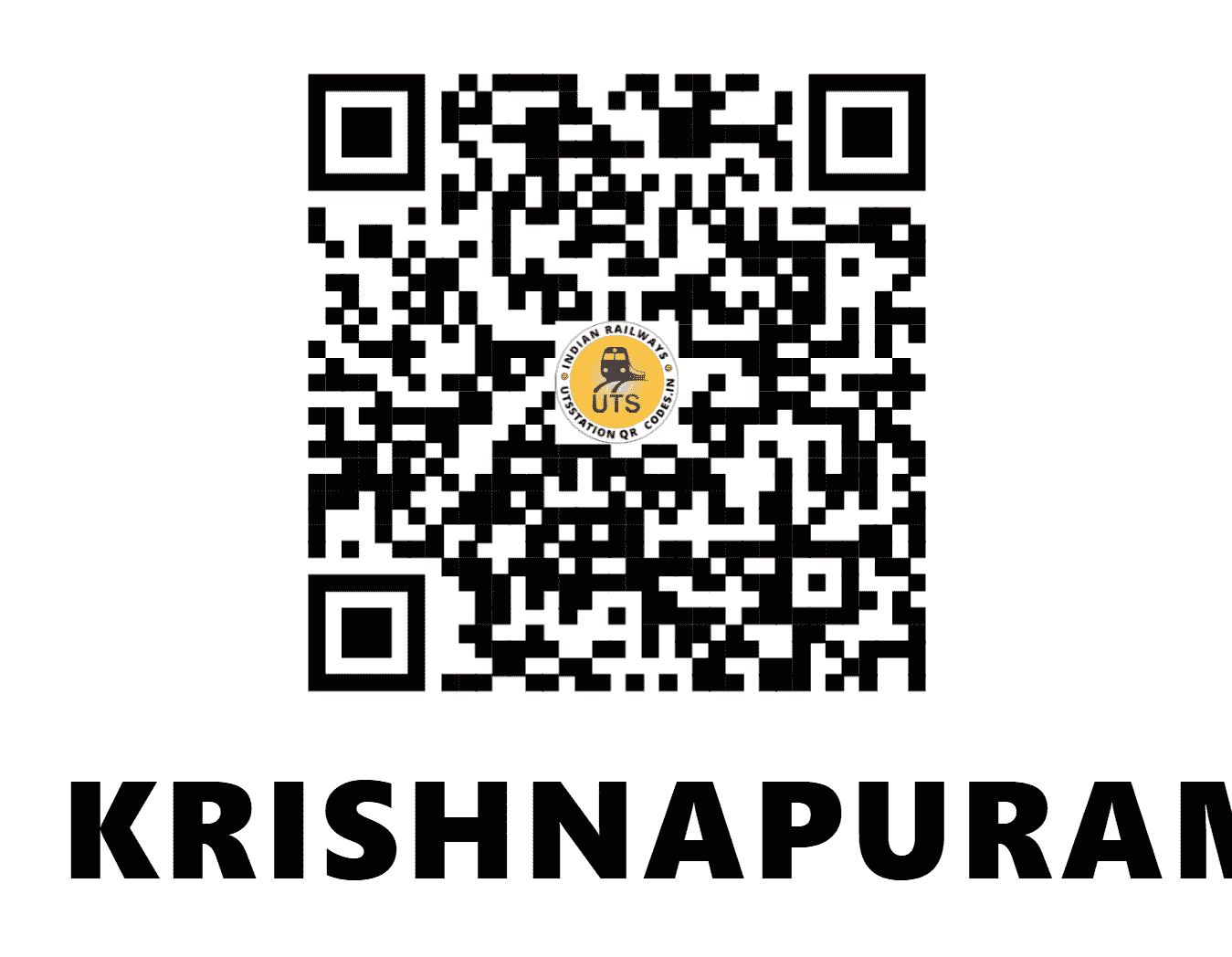UTS QR Code for KRISHNAPURAM - KPU (SC - ANDHRA PRADESH)